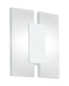 Eglo Metrass2 Μοντέρνο Φωτιστικό Τοίχου με Ενσωματωμένο LED και Θερμό Λευκό Φως σε Λευκό Χρώμα Πλάτους 17cm 96042