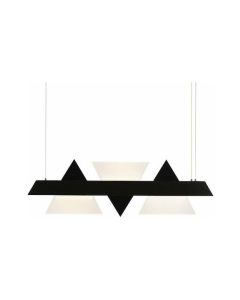 ΚΡΕΜΑΣΤΟ Φ/Σ LED 18W 3000K 1960LM ΜΕΤ/ΚΟ ΜΑΥΡΟ+ΑΚΡΥΛΙΚΟ 7,5X100XH120CM ARMSTRONG ACA DCR39215