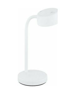 Eglo Cabales Φωτιστικό Γραφείου LED με Εύκαμπτο Βραχίονα σε Λευκό Χρώμα 99334
