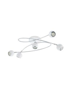 Eglo Locanda Σποτ με 5 Φώτα και Ντουί GU10 σε Λευκό Χρώμα 94252