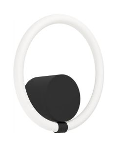 Eglo Caranacoa Μοντέρνο Φωτιστικό Τοίχου με Ενσωματωμένο LED σε Μαύρο Χρώμα Πλάτους 26cm 900564