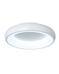 InLight Πλαφονιέρα οροφής LED 110W 3CCT από λευκό ακρυλικό D:60cm 42020-A-White