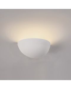 InLight Επιτοίχιο φωτιστικό λευκό από γύψο 1XE14 D:27,5cm 43032