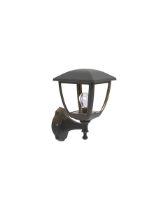 it-Lighting Avalanche 1xE27 Outdoor Wall Lamp Black D:22cmx30cm 80201214