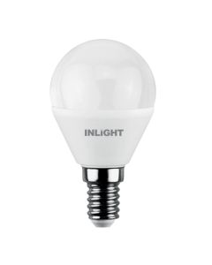 InLight E14 LED G45 8watt 4000K Φυσικό Λευκό 7.14.08.14.2