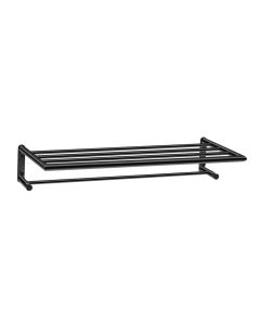 Ραφιέρα Πετσετών W60xD25xH11 εκ.Black Mat Sanco Towel Racks 0935-M116