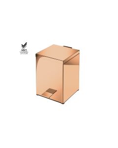 Χαρτοδοχείο 5lt 18x25*Y26,5 cm Rose Gold 24K Soft Closing Sanco Waste Bins 90677-A06