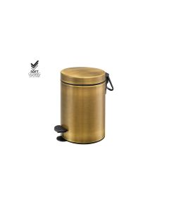 Χαρτοδοχείο 3lt Soft Closιng System Bronze Mat Sanco Waste Bins 90689-M25 