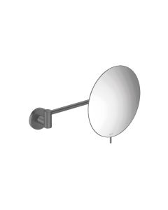 Καθρέπτης Μεγεθυντικός Επιτοίχιος Ø20x31 εκ. Μεγέθυνση x3 Antracite Grained Sanco Cosmetic Mirrors MR-705-M118