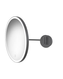 Καθρέπτης Led 5w Μεγεθυντικός Ø40x33εκ.IP44 220-240V Sanco Cosmetic Mirrors Antracite Grained MRLED-405-M118