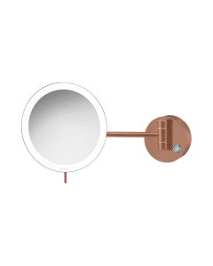 Καθρέπτης Μεγεθυντικός Επιτοίχιος Ø20x31 εκ. Μεγέθυνση x3 Old Copper Mat Sanco Cosmetic Mirrors MR-705-M26