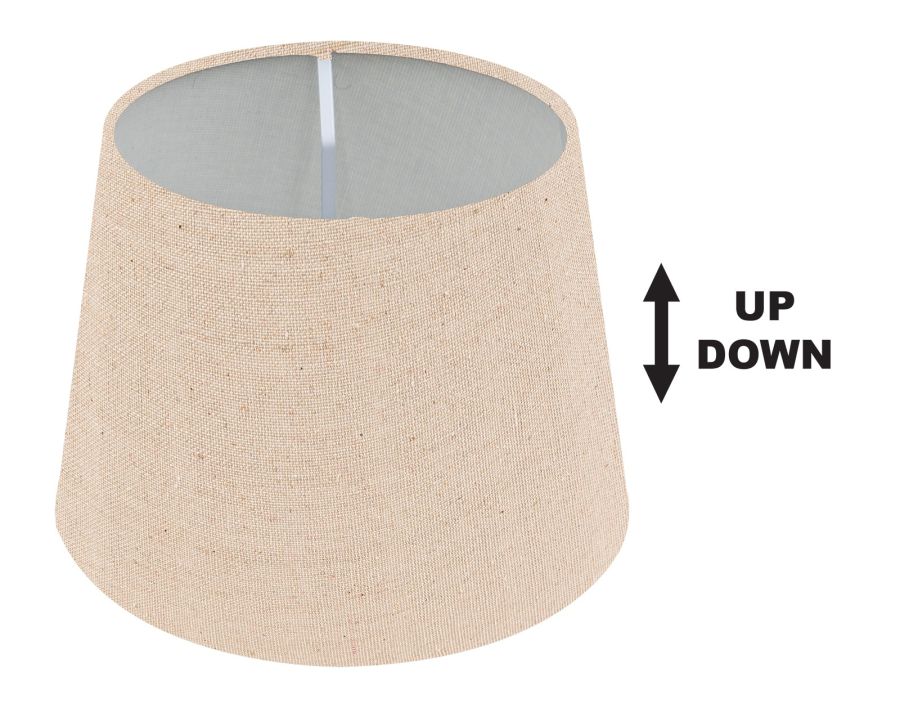 SPC 25 BG E14-E27 (d25-19-H18) ΚΑΠΕΛΟ UP/DOWN ΜΠΕΖ ΥΦΑΣΜΑ ARlight 0284038