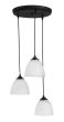 OVO PENDEL/3L BL-WH ΚΡΕΜΑΣΤΟ ΠΛΑΣΤΙΚΟ Heronia 35-0033