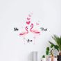 Flamingos αυτοκόλλητα τοίχου βινυλίου Ango 59175