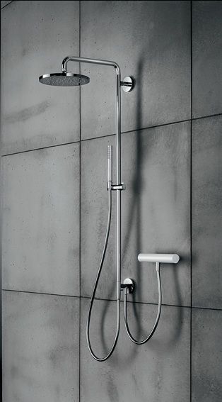 ΚΟΛΩΝΑ 120εκ. ΜΕ ΣΤΡΟΓΓ.ΚΕΦΑΛΗ Φ20 εκ. & ΤΗΛΕΦ.  CHROME E170006-100