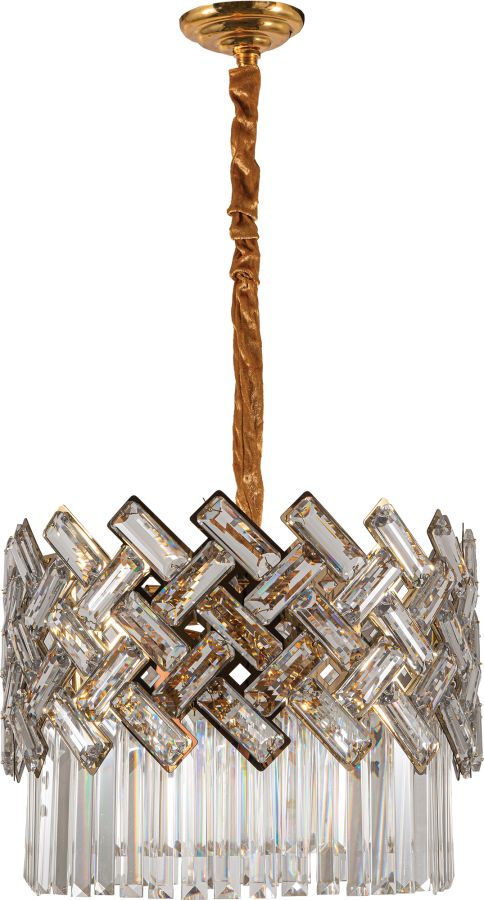 PDC 2093-6 GD ΠΟΛΥΕΛΑΙΟΣ ΜΕ ΣΤΑΥΡΩΤΑ ΚΡΥΣΤΑΛΑ 6 Χ Ε14 ARlight 0104514