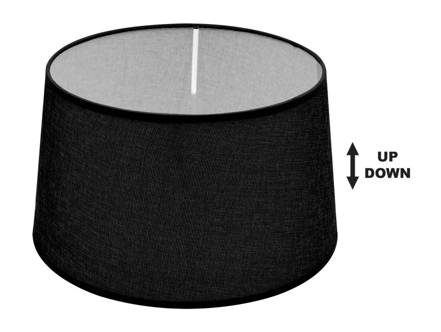 SPC 40 BK (d40-34-H26) ΚΑΠΕΛΟ ΜΑΥΡΟ ΥΦΑΣΜΑ UP/DOWN ARlight 0284089