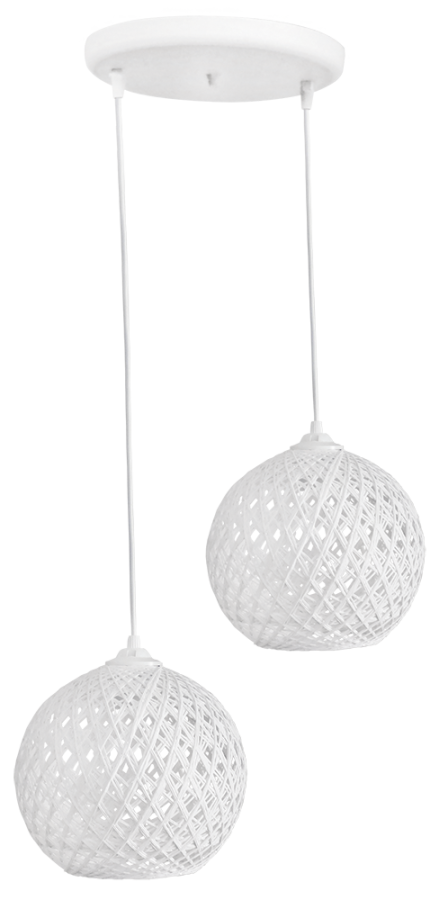 SILK/2L PENDEL WHITE ΚΡΕΜΑΣΤΟ Heronia 31-1233