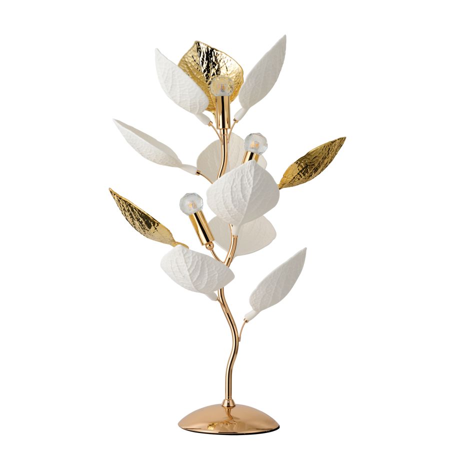 TLC 782-3 GD ΕΠΙΤΡΑΠΕΖΙΑ ΛΑΜΠΑ ΜΕ ΦΥΛΛΑ  Ε14Χ3 ARlight 0204072