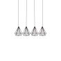 SE148-19-4 MILA PENDANT LAMP BLACK METAL+ HOMELIGHTING 77-4348