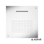 Κεφαλή Ντουζ Εντοιχισμού Οροφής Temptation 50x50, Almar Inox Chrome E044109-100