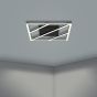 Πλαφονιέρα Οροφής Μαύρη 42x42xH5,5cm LED 3000-6500K 3000lm Ρυθμιζόμενη Τηλεχειριστήριο Eglo Ulisano 900596