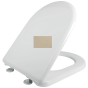 Κάλυμμα Λεκάνης WC B.T  Βακελιτικό Μπεζ 41,5-47x35,3cm D Shape, Κατάλληλο για Βεργίνα,Φρύνη,Μαγιόρκα, Αρμονία,Essedra, Alfa, Aveiro Elvit 0016-beige 