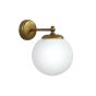 GL-600/AP GOLD MAT-WHITE ΑΠΛΙΚΑ ΣΦΑΙΡΑΚΙ Φ15 Heronia 02-0465