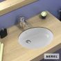 Νιπτήρας Πορσελάνης Υποκαθήμενος58x43,5 SEREL White 0501-300