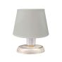 ΠΟΡΤΑΤΙΦ ΚΩΝΙΚΟ ΑΜΠΑΖΟΥΡ TL-08 Ø20 WH-BR/ΚΡΕΜ Ε/27 Heronia 09-0194