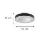 it-Lighting Chilko 36W 3CCT LED Fan Light in Grey Color 101000330