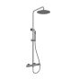 Orabella Preciosa Gun metal light - Στήλη ντουζ με στρόγγυλη κεφαλή Φ250 10389