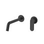 Orabella Oval Black matt - Μπαταρία νιπτήρος, εντοιχισμού 2 οπών 10464
