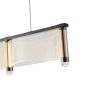 ΦΩΤΙΣΤΙΚΟ ΚΡΕΜΑΣΤΟ ΑΚΡΥΛΙΚΟ LED 24W 3024Lm 3000K 600X270X175mm Γαλλικό Χρυσό ARTE ILLUMINA RAVENA Eurolamp 144-15046