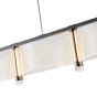 ΦΩΤΙΣΤΙΚΟ ΚΡΕΜΑΣΤΟ ΑΚΡΥΛΙΚΟ LED 60W 5400Lm 3000K 1200X270X175mm Γαλλικό Χρυσό ARTE ILLUMINA RAVENA Eurolamp 144-15048