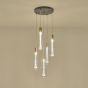 ΦΩΤΙΣΤΙΚΟ ΚΡΕΜΑΣΤΟ ΓΥΑΛΙ 5ΦΩΤΟ LED 38W 4400Lm 3000K Φ350x1930mm ΔΙΑΦΑΝΕΣ ARTE ILLUMINA VIAL Eurolamp 144-15101
