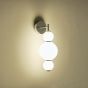 ΑΠΛΙΚΑ ΤΟΙΧΟΥ ΑΛΟΥΜΙΝΙΟ-ΓΥΑΛΙ LED 12.6W 1440Lm 3000K 450X240X185mm ΛΕΥΚΟ ARTE ILLUMINA BLOSSOM Eurolamp 144-15112