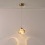 ΦΩΤΙΣΤΙΚΟ ΚΡΕΜΑΣΤΟ ΓΥΑΛΙ 4W 240Lm 3000K L15XH150 ΧΡΥΣΟ ARTE ILLUMINA CITRUS Eurolamp 144-18144