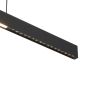 ΦΩΤΙΣΤΙΚΟ ΚΡΕΜΑΣΤΟ ΓΡΑΜΜΙΚΟ 40W 2400Lm 3000K 116,5X5XH150 ΜΑΥΡΟ ARTE ILLUMINA SERENITY Eurolamp 144-18167