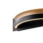 ΑΠΛΙΚΑ ΤΟΙΧΟΥ LED 10W 300Lm 3000K 300X120mm ΜΑΥΡΟ-ΧΡΥΣΟ ARTE ILLUMINA SERENITY Eurolamp 144-18170