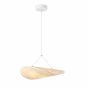 ΦΩΤΙΣΤΙΚΟ ΚΡΕΜΑΣΤΟ TYVEK ΜΟΝΟΦΩΤΟ LED 9W 405Lm 3000K Φ400mm ΛΕΥΚΟ ARTE ILLUMINA NEFI Eurolamp 144-24150