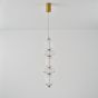 ΦΩΤΙΣΤΙΚΟ ΚΡΕΜΑΣΤΟ ΓΥΑΛΙ-ΜΕΤΑΛΛΟ LED 24W 1900Lm 3000K 250x860x1460mm TRIAC DIMMING ΔΙΑΦΑΝΕΣ ARTE ILLUMINA VERENA Eurolamp 144-24170