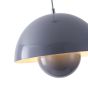 ΦΩΤΙΣΤΙΚΟ ΚΡΕΜΑΣΤΟ ΜΕΤΑΛΛΟ ΜΟΝΟΦΩΤΟ 1XE27 Max 15W Φ300X1290mm ΓΚΡΙ ARTE ILLUMINA JARDEN Eurolamp 144-28552