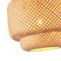 ΦΩΤΙΣΤΙΚΟ ΚΡΕΜΑΣΤΟ BAMBOO ΜΟΝΟΦΩΤΟ 1XE27 Max 15W Φ420X1510mm ΜΠΕΖ ARTE ILLUMINA AURA Eurolamp 144-33085
