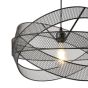 ΦΩΤΙΣΤΙΚΟ ΚΡΕΜΑΣΤΟ ΜΕΤΑΛΛΟ ΜΟΝΟΦΩΤΟ 1xΕ27 Max 15W Φ250X1280mm ΜΑΥΡΟ ARTE ILLUMINA OGGI Eurolamp 144-46015
