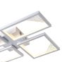 ΦΩΤΙΣΤΙΚΟ ΟΡΟΦΗΣ ΑΛΟΥΜΙΝΙΟ LED 36W 1400Lm 3000K 448X578mm ΜΑΥΡΟ ARTE ILLUMINA SQUARE Eurolamp 144-46061