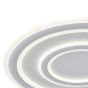 ΠΛΑΦΟΝΙΕΡΑ ΜΕΤΑΛΛΟ-ΠΛΑΣΤΙΚΟ LED 60W 3840Lm 3CCT(3000-4000-6500K) Φ510X60mm ΛΕΥΚΟ ARTE ILLUMINA MOTIVO Eurolamp 144-51034