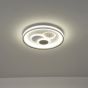 ΠΛΑΦΟΝΙΕΡΑ ΜΕΤΑΛΛΟ-ΠΛΑΣΤΙΚΟ LED 60W 4020Lm (3000&4000K) Φ510X75mm ΛΕΥΚΟ ARTE ILLUMINA ALEGRE Eurolamp 144-51042