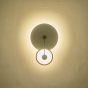 ΦΩΤΙΣΤΙΚΟ TOIXOY ΜΕΤΑΛΛΟ-ΠΛΑΣΤΙΚΟ LED 16W 1000Lm 3000K 68X280X400mm ΧΡΥΣΟ ARTE ILLUMINA O CLOCK Eurolamp 144-58026