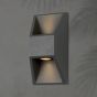 ΦΩΤΙΣΤΙΚΟ ΤΟΙΧΟΥ ΑΛΟΥΜΙΝΙΟΥ 2X1W 164X82X54.5mm ΓΡΑΦΙΤΗΣ ARTE ILLUMINA Eurolamp 145-20246